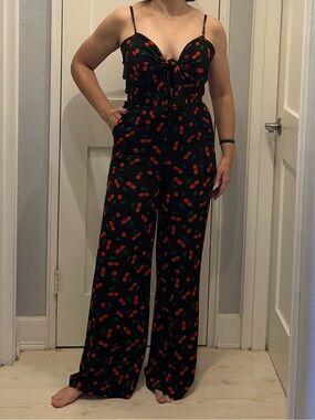 Romeo & Juliet Couture Cherry Jumpsuit